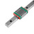 1pc 400mm/15.7in Steel High Precision Miniature Linear Sliding Rail Guide with 2 Block