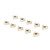 10 Pcs Indexable Carbide Inserts Silver Coated Lathe Turning Blades Wear Resistance High Precise Insert Cutter
