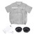 Cooling Fan Jacket Short Sleeves 4 Gears Wind Speed Adjustable Air Conditioned Cooling Clothes with Reflective Stripe M