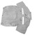 Cooling Fan Jacket Short Sleeves 4 Gears Wind Speed Adjustable Air Conditioned Cooling Clothes with Reflective Stripe M