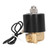 Solenoid Valve 2W Normally Closed Brass Copper Core Coil Electric Solenoid Valve for Water Gas Oil 1/4in DC24V