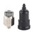 Adjustable Air Pressure Switch Normally Open QPM11‑NO Switch G1/4in IP54 AC220V 48VAC/DC