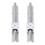 2Pcs Linear Rail Guide 300mm Motion Shaft Guideway CNC Parts with Slide Block SBR16