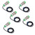 5PCS Approach Sensor Switch Non Embedded PNP High Frequency IP65 Inductive Proximity Sensor AC90‑