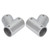 1 Pair of Boat Handrail Fittings Parts 60 Degree 316 Stainless Steel Marine Hardware Left RightDia22mm(7/8in)
