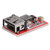 Reduction Voltage Module Synchronous Rectification Output Overvoltage Protection 12V to 5V 3A USB Charging Module