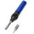 Cordless Butane Gas Blow Torch Soldering Iron Gun Welding Pen Tool 1300℃ (Blue)