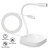 Desktop Computer Microphone USB Wired Microphone 360 Degrees Omnidirectional Condenser Mic Adjustable Neck with Mute Touch-Button Plug & Play for Computer PC Laptop Office Meeting Recording Games