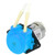D-2 2*4mm DC 24V DIY Peristaltic Liquid Pump Dosing Pump for Laboratory Analytic(Blue)
