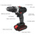 21V Multifunctional Electric Cordless Drill High-power Lithium Battery Wireless Rechargeable Hand Drills Home DIY Electric Power Tools