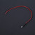 10pcs 12v 3mm LED Light emitting Diode Wired Multicolor LED Light Cable 20cm 0.06W(Red)