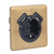 Wall Socket European Retro Bronze Flame Retardant Electrical Outlets with Dual USB for Bedroom Kitchen