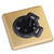 Wall Socket European Retro Bronze Flame Retardant Electrical Outlets with Dual USB for Bedroom Kitchen