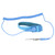 Static Resistant Wrist Strap Adjustable Reusable ESD Bracelet Wristband for Electronic Equipment Blue