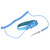 Static Resistant Wrist Strap Adjustable Reusable ESD Bracelet Wristband for Electronic Equipment Blue