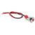 8mm LED Waterproof Indicator Signal Lamp Indicator Light with Wire Cable Red