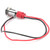 8mm LED Waterproof Indicator Signal Lamp Indicator Light with Wire Cable Red
