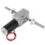 Worm Speed Reduction Motor Double Right Handed Coaxial M8 Shaft 2480 Gear Motor with Flange 24V(Speed Reduction Rate 500 )
