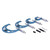 4Pcs Outside Micrometer High Accuracy Metal Measuring Tool Set 25/50/75/100MM 0.01MM