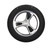 Electric Wheelchair Wheel 320mm PU Alloy Steel Wear Resistant Wheelchair Rear Wheel Replacement