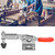 304 Stainless Steel Quick Release Horizontal Toggle Clamp Holding Capacity 27KG