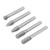 5Pcs Rotary File Bit 2 Pattern Woodworking Grinding Head Drill Set Tungsten Steel Carbide 6x8mm