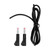 Banana Test Lead 4mm Brass Parts PE Shell 32A 1000V Set Kit for Electricity TestingBlack