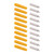 10Pcs Insulated 2mm Banana Plug Coupler with Protection Shrouded for Testing EquipmentYellow