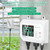 CO2 Monitor & Controller CO2 Concentration Tester Controller 0~9999ppm Measuring Range with Human & Plant Mode High Sensitive Wall-mounted Carbon Dioxide Air Quality Monitor Detection Controller Relay for Cultivation Breeding Greenhouse