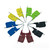 Universal Chip Test Clip Small Clip Test Clamp SDK08 Test Clips Set Chip Test Hook Clips Electrical Testing Clips