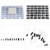 1000pcs 36 Values Electrolytic Capacitor Assorted Kit 10V~50V 0.1uF to 1000uF