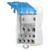 UKK500 C45 Terminal Block Junction Box 690V 500A Single Pole Rail Power Junction Box Blue
