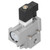 Electric Solenoid Valve G3/8in CutOff 2 Position 3 Way Connection Aluminum Alloy K23JD10(DC24V )