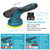 Cordless Eccentric Car Polisher 8 Gears of Speeds Adjustable Electric Auto Polishing Machine Multifunctional Metal Waxing Wood Grinding Rust Removal Machine
