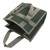 Wide Mouth Tool Bag OD Green Canvas Large Capacity Wear Resistant Waterproof Tool Storage Bag for Electrician 29 X 29 X 17cm / 11.4 X 11.4 X 6.7in