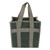 Wide Mouth Tool Bag OD Green Canvas Large Capacity Wear Resistant Waterproof Tool Storage Bag for Electrician 29 X 29 X 17cm / 11.4 X 11.4 X 6.7in