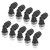 10Pcs Pneumatic Connectors L Shape Right Angle External Thread Quick Pipe Fittings Air Compressor Accessories6 03