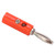 Banana Plug JT‑002 4mm New Type Banana Plug Solder Free Wiring Teaching Instrument ConnectorRed