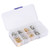 150PCS 2.8/4.8/6.3/4MM Male Female Cold Pressed Wire Terminals with Insulating Sleeves