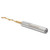 Single Flute Milling Cutter High Speed Steel M2 High Hardness for Smooth Cutting 3 x 8 x 25 x 80mm