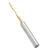 Single Flute Milling Cutter High Speed Steel M2 High Hardness for Smooth Cutting 3 x 8 x 25 x 80mm