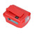 Lithium Battery USB Adapter Converter with LED Work Light Belt Clamp for 14.4‑20V ADP05 12VDCType B