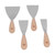 4 Pcs Putty Knife Scrapers Stainless Steel Spackle Knife Metal Scraper Tool for Plaster Scraping