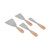 4 Pcs Putty Knife Scrapers Stainless Steel Spackle Knife Metal Scraper Tool for Plaster Scraping