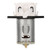 12V  3*5 Dosing Pump DIY Peristaltic Tube Head For Aquarium Lab Chemical Analysis(white)