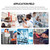 Bench DC Power Supply Variable 30V 10A Digital Display Adjustable Switching Regulated Power Supply CV CC with Output Switch, USB Quick Charge Port, Short Circuit Alarm, Encoder Adjustment Knob