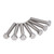 20Pcs Hex Bolt Coarse Thread Set Screws Fully Threaded Bolts A2 Stainless Steel M10x1.5 DIN 933M10x55
