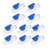 10Pcs Inline Shut Off Ball Valve 3/8in OD Plastic Quick Connect Fittings for Water Purifier RODI System Tubing Hose Pipe