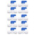 10Pcs Inline Shut Off Ball Valve 3/8in OD Plastic Quick Connect Fittings for Water Purifier RODI System Tubing Hose Pipe