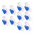 10Pcs Inline Shut Off Ball Valve 3/8in OD Plastic Quick Connect Fittings for Water Purifier RODI System Tubing Hose Pipe